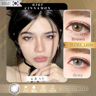 คอนแทคเลนส์ ไฮโดรเจลนิ่มพิเศษ💧 GiGi cinamon ค่าอมน้ำ60% กรองแสงถนอมสายตา we wink