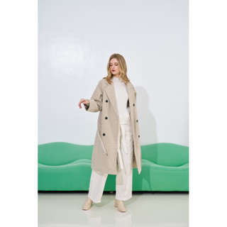 PATH T CHA - เสื้อโค้ท BiBi premium wool coat ( บุซับกันลม )