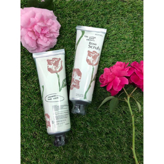 สครับขัดผิวกุหลาบออแกนิค100% ขนาด100กรัม rose scrub