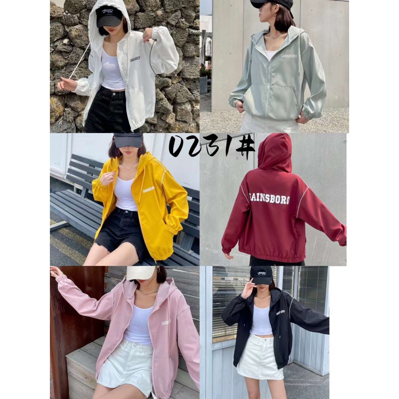 เสื้อคลุมผ้าร่ม รุ่น0231#