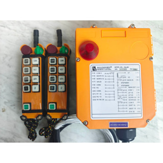 รีโมทเครน TeleHNBD F24-8D 48V 8ปุ่ม 2 สปีด
