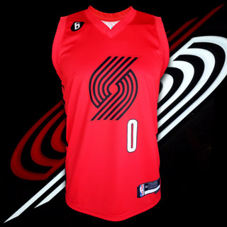 เสื้อบาส เสื้อบาสเกตบอล NBA ทีม พอร์ทแลนด์ เทรล เบรเซอร์ส #BK0159 รุ่น Statement/ Damian Lillard#0 ไซส์ S-5XL