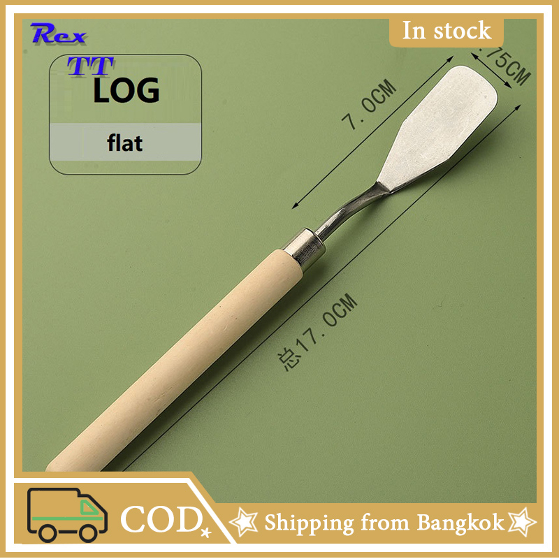 Rex TT Rex TT 1Pcs Painting Scraper Paint Spatula Palette Knife Mixing Stainless Steel scraper Kit