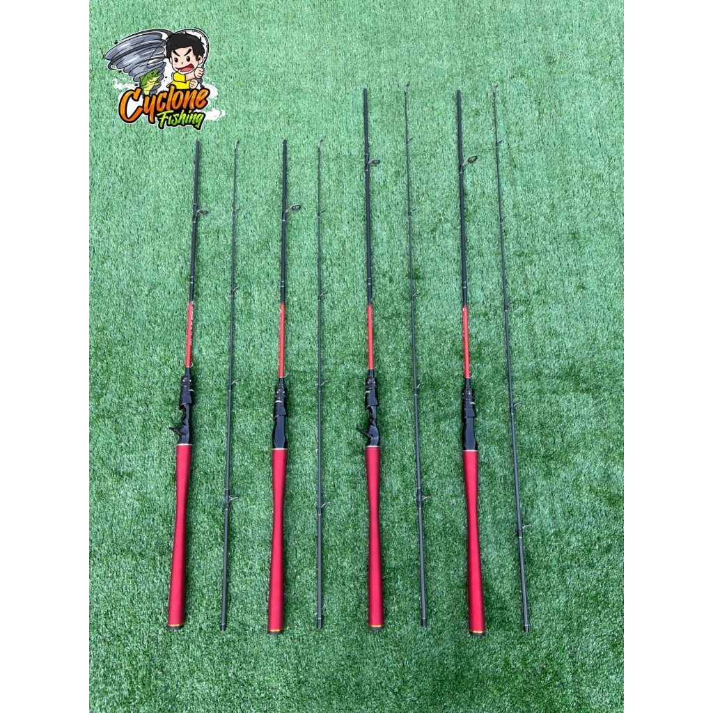 คันเบ็ด Black Red V.1 เวท 8-17 lb