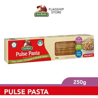 Sanremo Pulse pasta 250g. พัล พาสต้า แป้งสปาเก็ตตี้ทำจากถั่วเลนทิล ถั่วลันเตา ถั่วชิกพี ถั่วเบอล็อตติ จาก อิตาลี🇮🇹