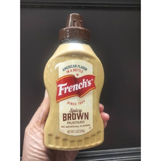 Frenchs Mustard Deli Brown ซอสมัสตาร์ด ผสมเครื่องเทศ 340g ราคาพิเศษ