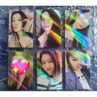 💚พร้อมส่ง การ์ด withmuu ซานะ มินะ ดาฮยอน จีฮโย จอนยอน  (twice)  ready to be