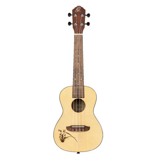 ORTEGA Bonfire Series Concert Ukulele 4 String lefty - spruce top / Sapele Body (RU5L)