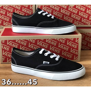 รองเท้าผ้าใบแวน พร้อมกล่องแท้💯% รองเท้าแวน รองเท้าผ้าใบ Vans Slipon Vans oldskool Vans Authentic 🌟รุ่นฮิต