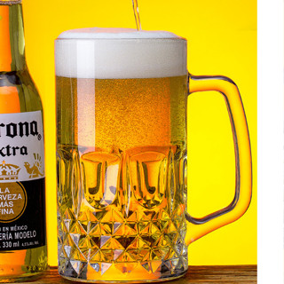 แก้วเบียร์หนาพร้อมที่จับ beer-glass ความจุขนาดใหญ่ 1000ml