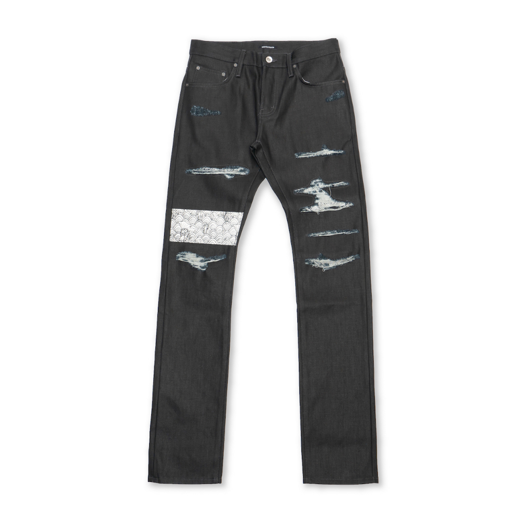 Indigoskin Washed Jeans “Black Lotus” กางเกงยีนส์ สีอินดิโก้ ทุกไซส์