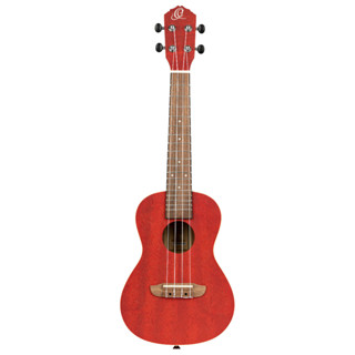 ORTEGA Earth Series Concert Ukulele - Fire Red Acoustic (RUFIRE)