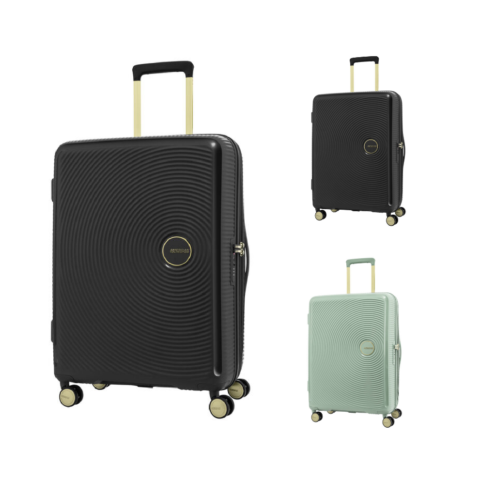 AMERICAN TOURISTER กระเป๋าเดินทางล้อลาก(25นิ้ว) รุ่น CURIO SPINNER 69/25 EXP TSA ล้อทอง