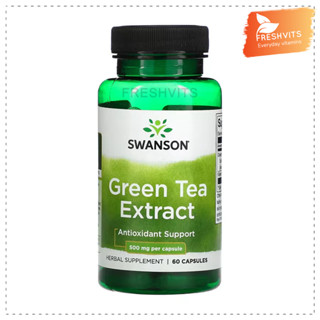 SWANSON,Green Tea Extract 500 mg, 60 caps