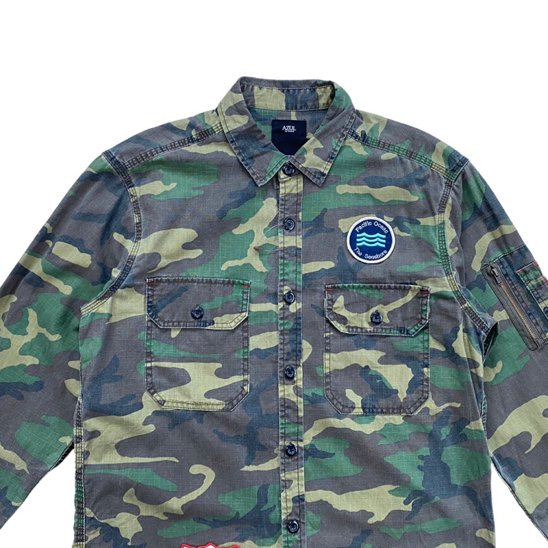 Azul Ripstop Military Camo Shirt