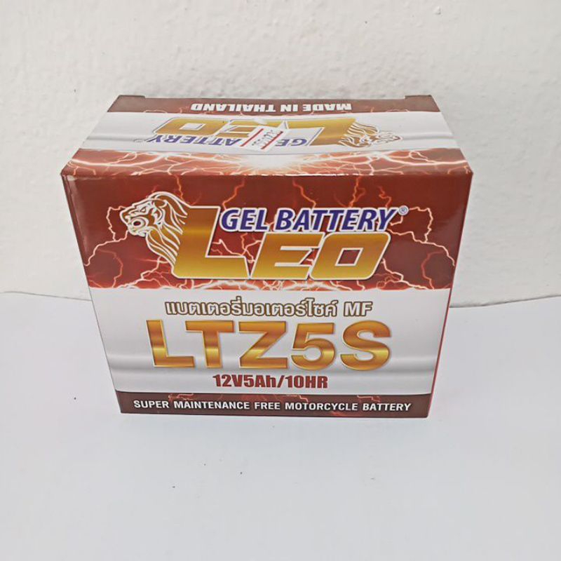 ** ราคาสุดปัง​ช้อปเลย ** - LEO LTZ5S 12V 5Ah/10HR motorcycle battery
