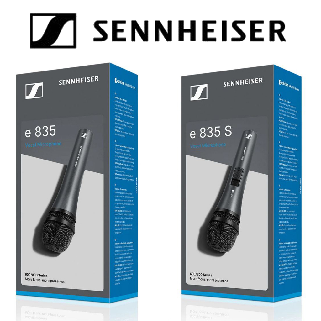 ไมโครโฟน Sennheiser e835, e835s Dynamic(ไดนามิค) แบบ cardioid [Made in Germany]