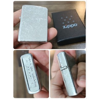 ไฟแช็ค Zippo ลายหิน ✅️ของใหม่ ยังไม่ได้ใช้งาน✅️ พิจารณาภาพและ VDO ก่อนตัดสินใจ