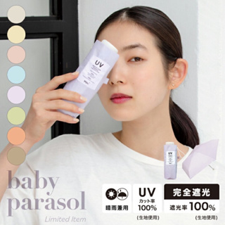 พร้อมส่งและพรี ร่มกันแดด Wpc UV100% UPF50+ ร่มพับ Baby Parasol น้ำหนักเบา จากญี่ปุ่น ร่มกันยูวี ร่มสั้นพาราซอล