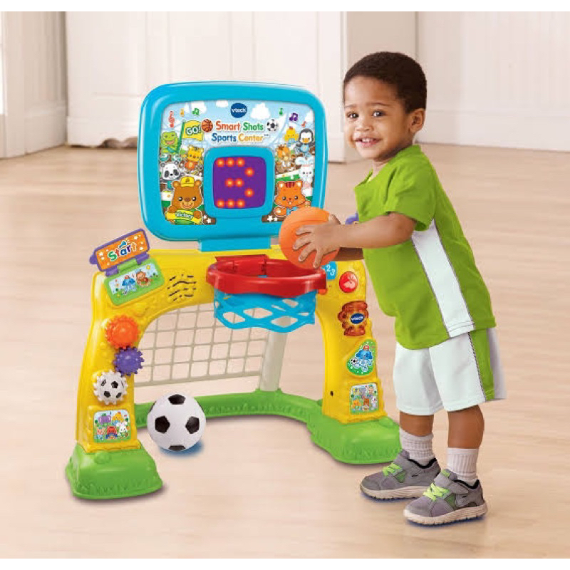 แป้นบาส โกลว์บอล vtech มีตำหนิตรงแป้นบาสตามรูปค่ะ