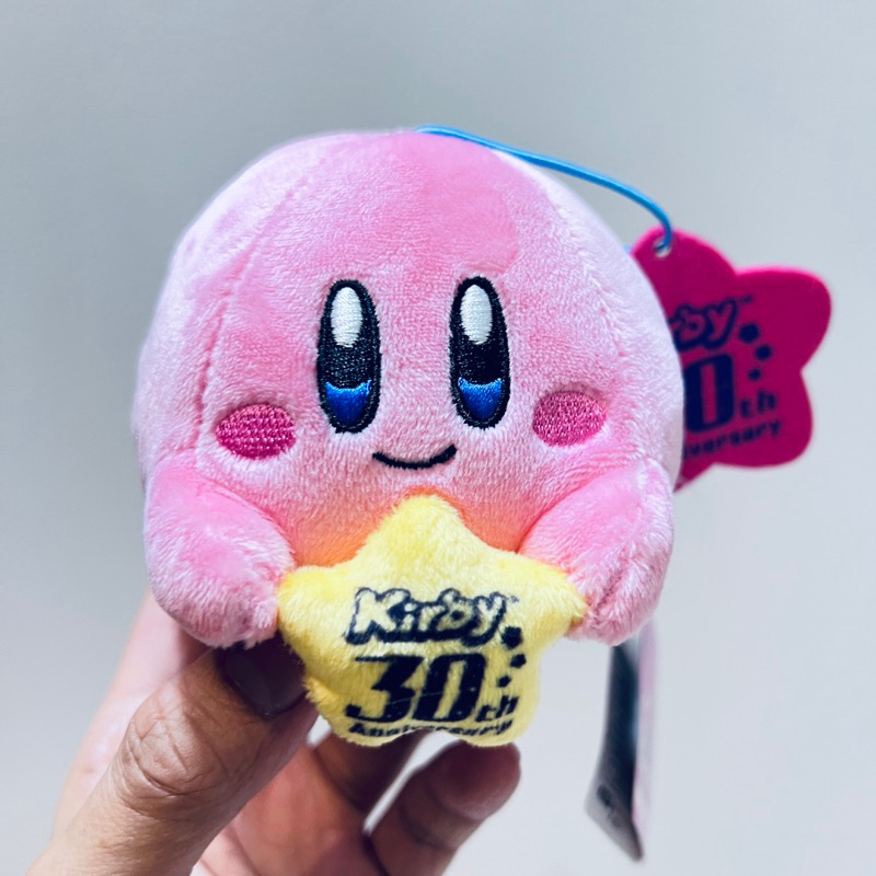 #ตุ๊กตา #พวงกุญแจ #เคอร์บี้ #Kirby ฉลอง30ปี ป้ายห้อย ถือดาว หายาก งานสวย ลิขลิขสิทธิ์แท้จากญี่ปุ่น 3