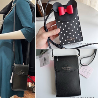 👑ผ่อน0%~แท้100%👑k4826 กระเป๋าสะพาย ใส่โทรศัพท์ Katespade ♠️K9446 north south phone crossbody k4830