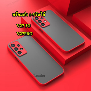 เคสขอบสีหลังด้านVIVO V27 5G/V27PRO/Y31(2021) Y12S Y1S Y20 Y30 Y50/Y02/Y02S/Y02A/Y02T ขอบนิ่ม สินค้าะร้อมส่งจากไทย 025