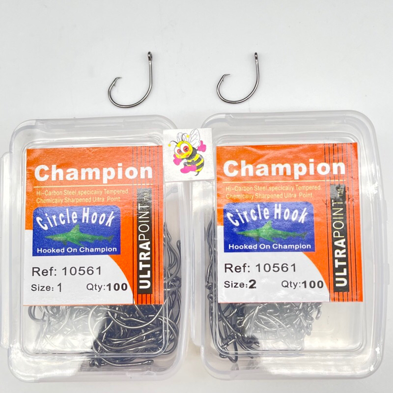 เบ็ดกล่องแชมเปี้ยน CHAMPION CIRCLE HOOK 10561 (แท้ 100%)