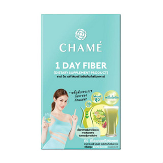 CHAME 1 Day Fiber 6 ซอง (ชาเม่ วันเดย์ ไฟเบอร์) พรีไบโอติก ไฟเบอร์สูง กระตุ้นการขับถ่าย จำนวน 1 กล่อง