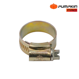 PUMPKIN เข็มขัดรัดท่อ [ เหล็กทอง ] เข็มขัดรัดสายยาง แคลมป์รัดท่อ รัดสาย มีให้เลือก 15 ขนาด เกรดเหล็กทองเหลืองไม่เกิดสนิม