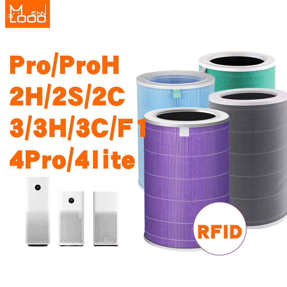 (มี RFID) Mennlooo OEM xiaomi  Air Purifier Replacement Filter Element 1 Pro 2C 2 วินาที 2H 3 3H 3C