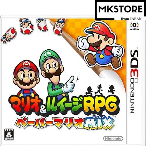 กระดาษ Mario &amp; Luigi Rpg Mario Mix - 3DS ของเล่นสําหรับเด็ก ผู้ใหญ่ ของขวัญ เกม ผลิตในญี่ปุ่น เด็กผู้ชาย เด็กผู้หญิง Nintendo