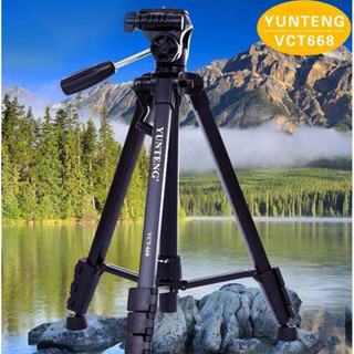 ที่วางโทรศัพท์ หมุนได้ 360° VCT-668 ขาตั้งกล้อง ขาตั้งมือถือ 3ขา tripod for camera DV Professional Original 100%