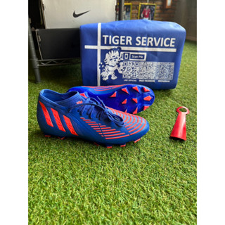 Adidas Predator Edge.2 HG/AG รองเท้าอดิดาส ตัวรองท็อป มือ1 ของแท้ ชุดปุ่ม เล่นสนาม หญ้าเทียม/สนามดินแข็ง