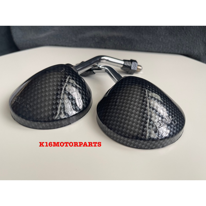 กระจกแต่ง ทรงกลม SPORT RX-S คาร์บอน เคฟล่า # TW BRAND