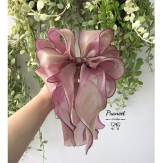 โบว์ซีทรู​ 2​ ชั้น​ งานฟูติดสวยเลยค่ะ​ / มีหลายสีนะคะ