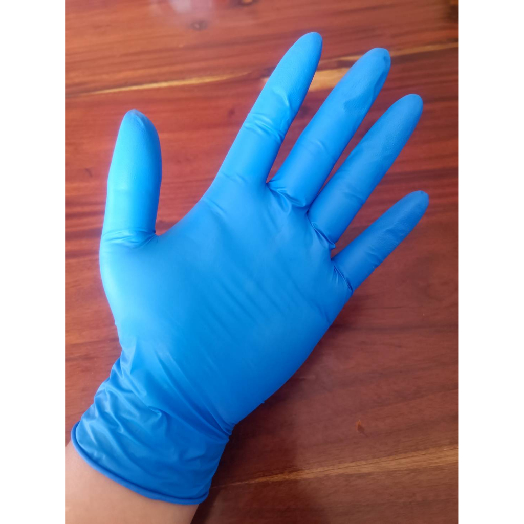 ถุงมือไนไตรหนาพิเศษ** ** งานเกรดA + +/