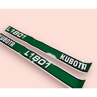 Sticker KUBOTA สติ๊กเกอร์ติดรถไถ คูโบต้า รุ่น L1801 (9010000100225)