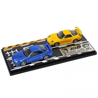 Modelers MD64208 1/64 INITIAL D SET VOL.8 KEISUKE TAKAHASHI MAZDA RX7 FD3S VS KOZO HOSHINO NISSAN SKYLINE GTR BNR34 DIECAST SCALE MODEL CAR SET DIECAST SCALE MODEL CAR