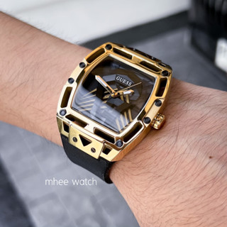 Guess Watch Gold Stainless Rubber RM Style New Arrivals