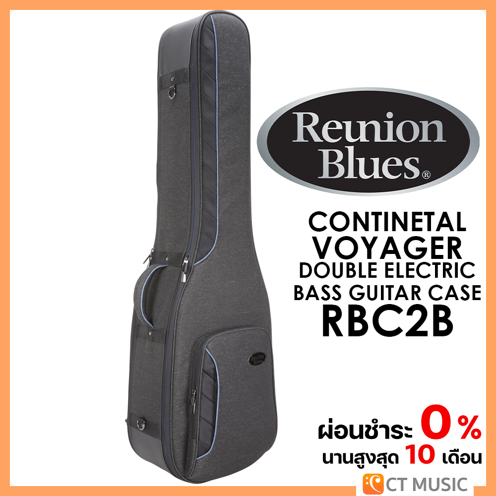 Reunion Blues RB Continental Voyager Double Electric Bass Guitar Case RBC2B กระเป๋าเบส