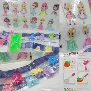 ขายส่ง คละ 12 กล่อง CUTIE POP คริสตัลสติกเกอร์ ตกแต่งเอง Cutie Pop Crystal Sticker Cutie Pop Crystal Sticker