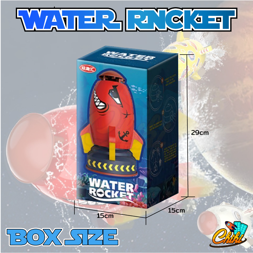 ของเล่นจรวดแรงดันน้ำ WATER ROCKET จรวดบิน สปริงเกลอร์ฉีดน้ำแรงดันน้ำ ของเล่นกลางแจ้ง - รูปที่ 2