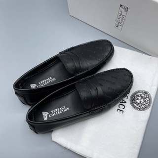 NEW VERSACE MEDUSA IN LEATHER LOAFER