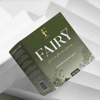 สบู่สครับแฟรรี่ (สครับเปิดผิวขาว)Fairy Scrub gluta soap สครับกลูต้า ขาเขียว เพื่อผิวขาว ใส ออร่า  สครับแฟรี่ กลูต้าชาเขี