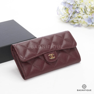 CHANEL SARAH CLASSIC MEDIUM RED CAVIAR GHW