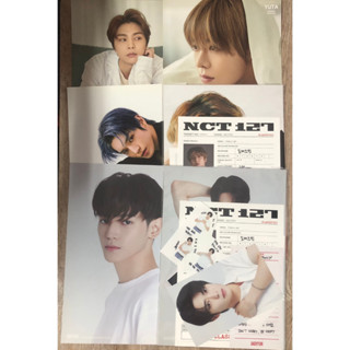 NCT127 NCT SSGT SEASON GREETING A4 photo ของแท้ แทยง แจฮยอน จอห์นนี่ ยูตะ