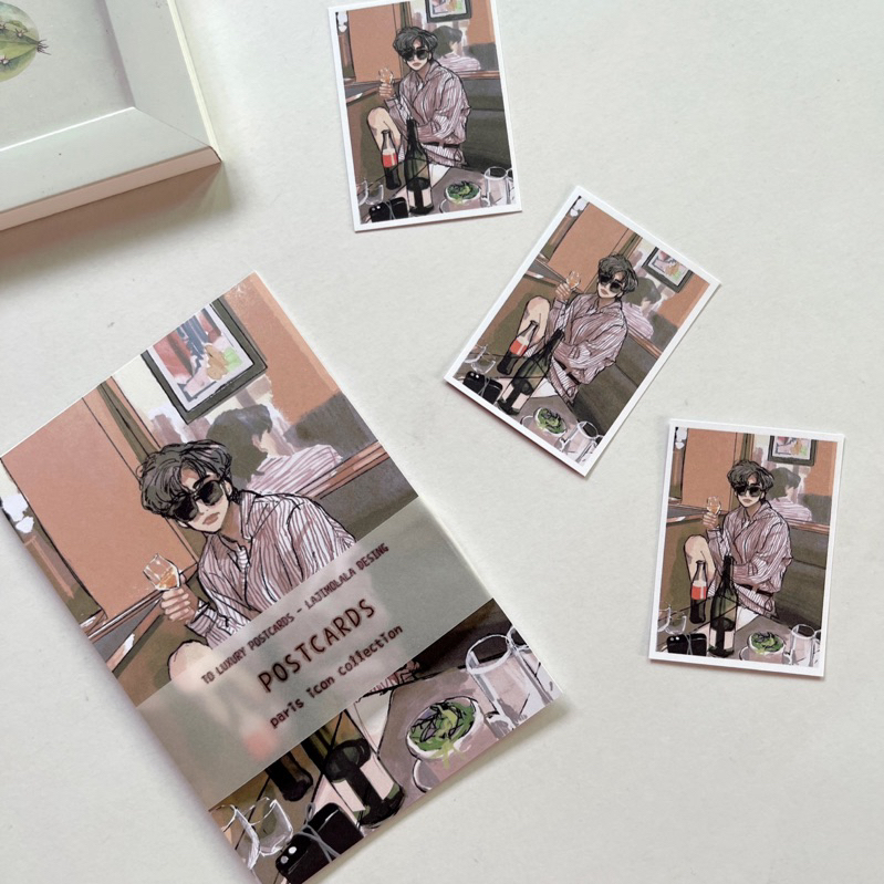 Taehyung 's in paris โปสการ์ด V BTS // FANART