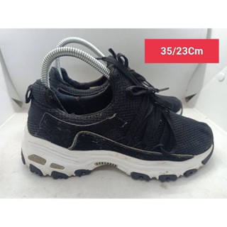 Skechers Size 35 ยาว 22 รองเท้ามือสอง ผู้หญิง ผู้ชาย ผ้าใบ แฟชั่น ทำงาน ลำลอง เดิน  เที่ยว วิ่ง ออกกำลังกาย