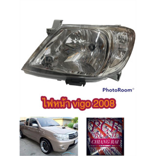 ไฟหน้า วีโก้ รุ่นแรก ปี 2004 - 2011 TOYOTA VIGO โตโยต้า ไฟหน้าวีโก้ วิโก้ ไฟมุมสีส้ม มุมใส งานสวย พร้อมส่ง